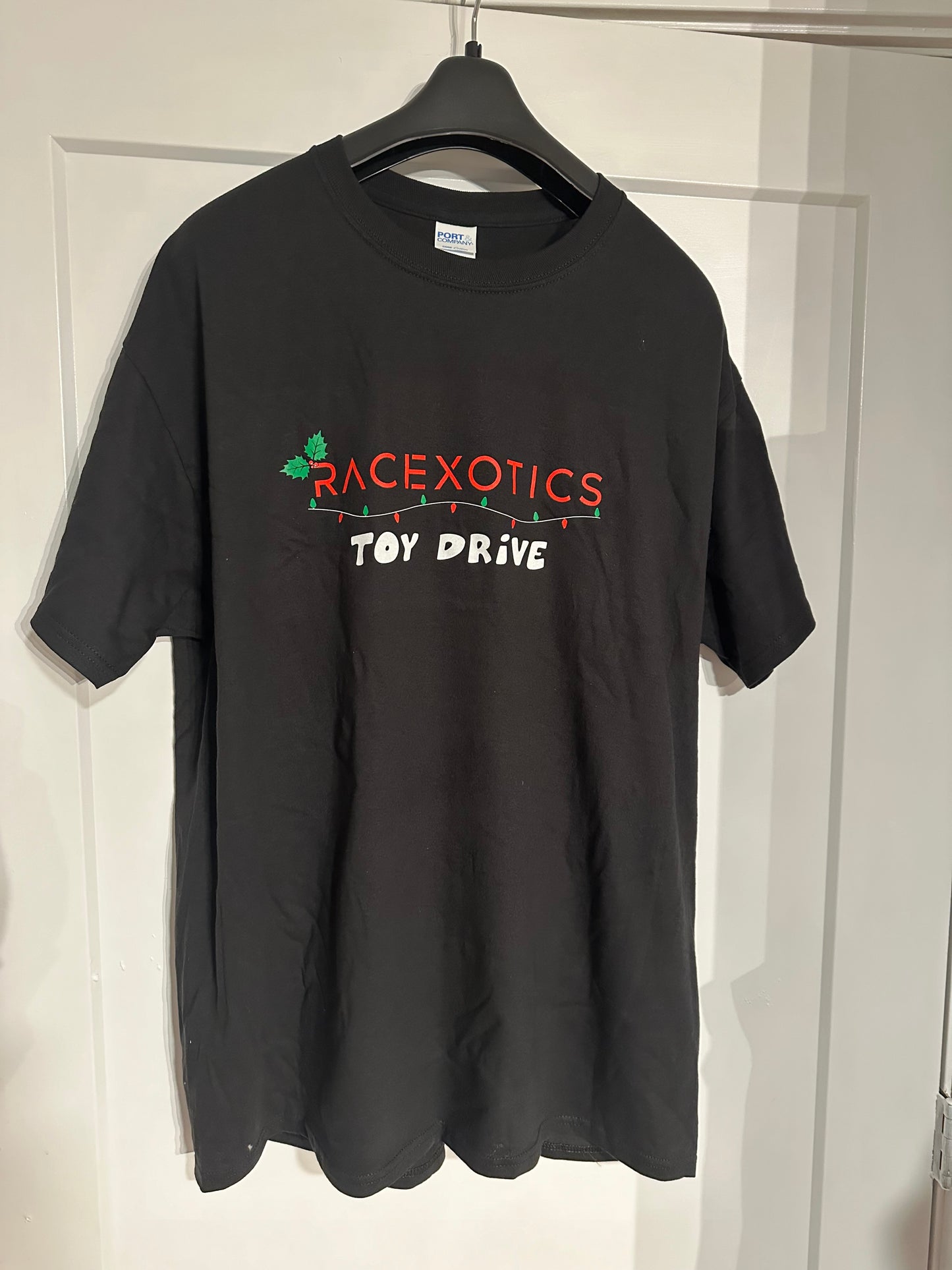 Racexotics toy drive shirts